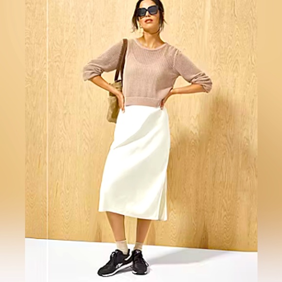 Ryegrass MidiSlip Dress Cream Size Small NWT - Picture 4 of 4